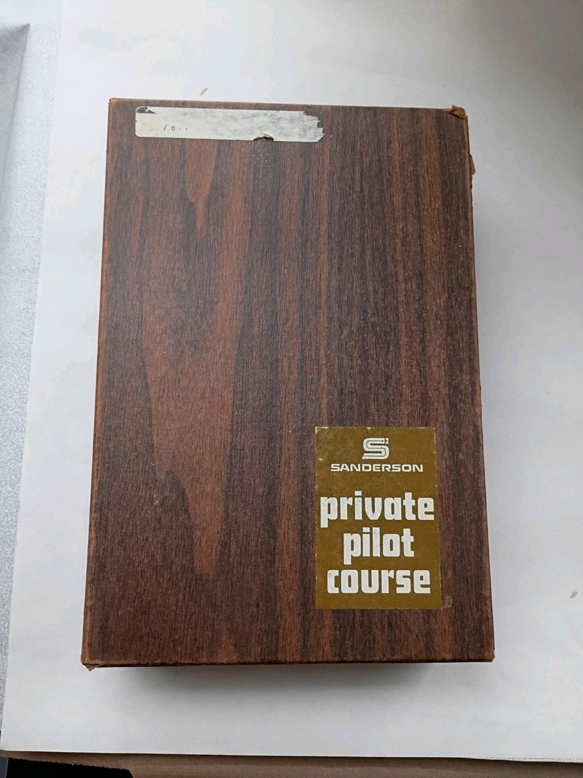 Vintage 1972 Sanderson Commercial Pilot Course Set Workbook Reference Materials 