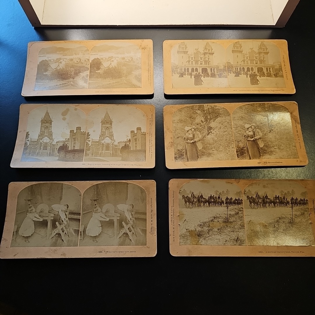 Lot Of 6 Kilburn Brothers / B. W. Kilburn Stereoview Cards 1892 - 1896 
