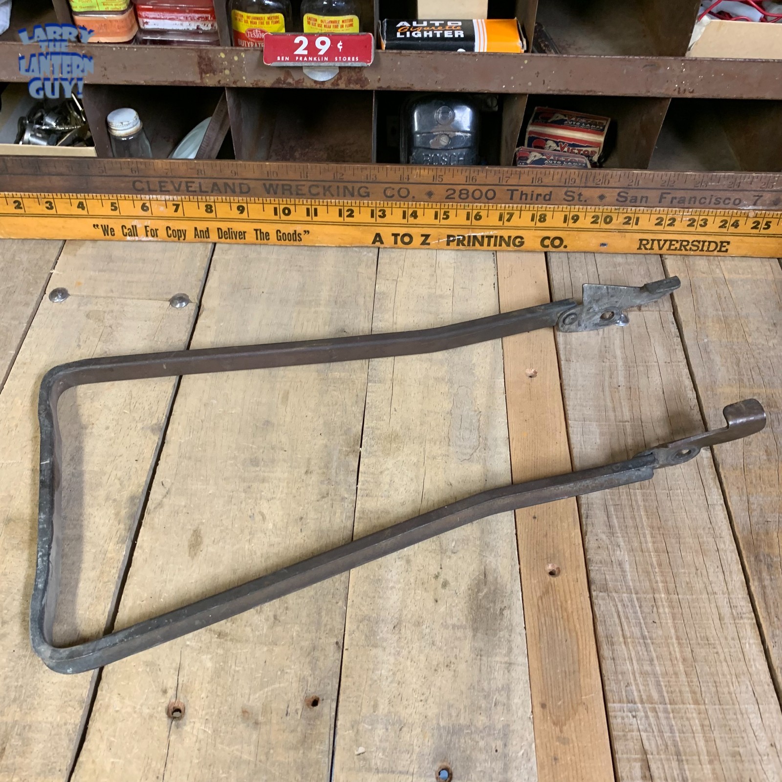 Prewar Bicycle Dropstand Drop Stand 28” Wooden Wheel Motobike Schwinn Elgin