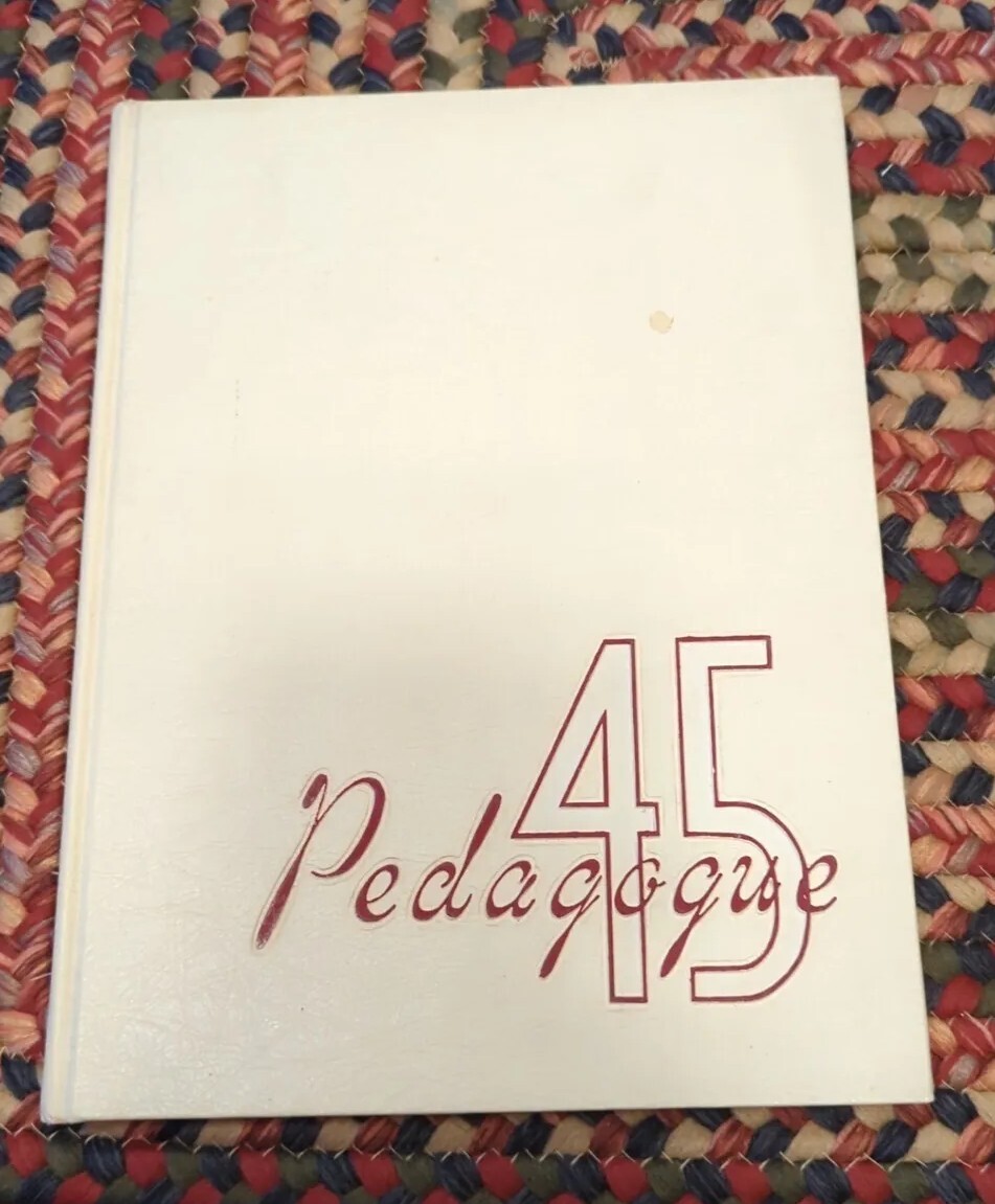 Vintage 1945 Pedagogue New York State College for Teachers Albany NY Yearbook