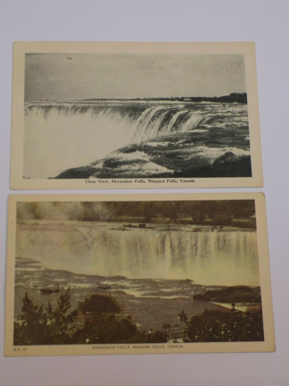 Niagara Falls Horseshoe Vintage Old Postcard Canada LOT 1940-1950s Stamped Set 2