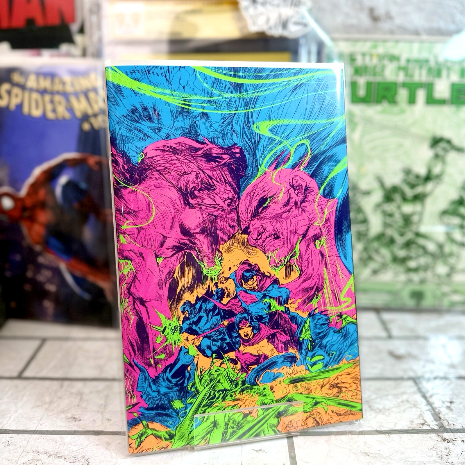 Knight Terrors: Night\'s End #1 Darkest Hour Neon Ink Variant *NM+ Comb Shipping