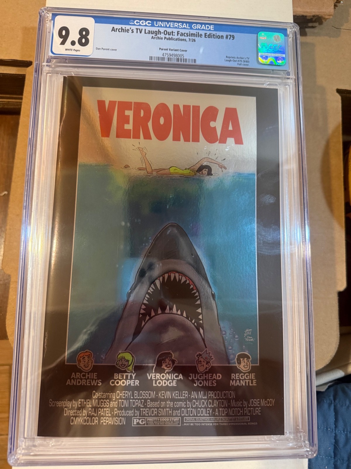 Archie's TV Laugh Out Facsimile Edition #79 CGC 9.8 