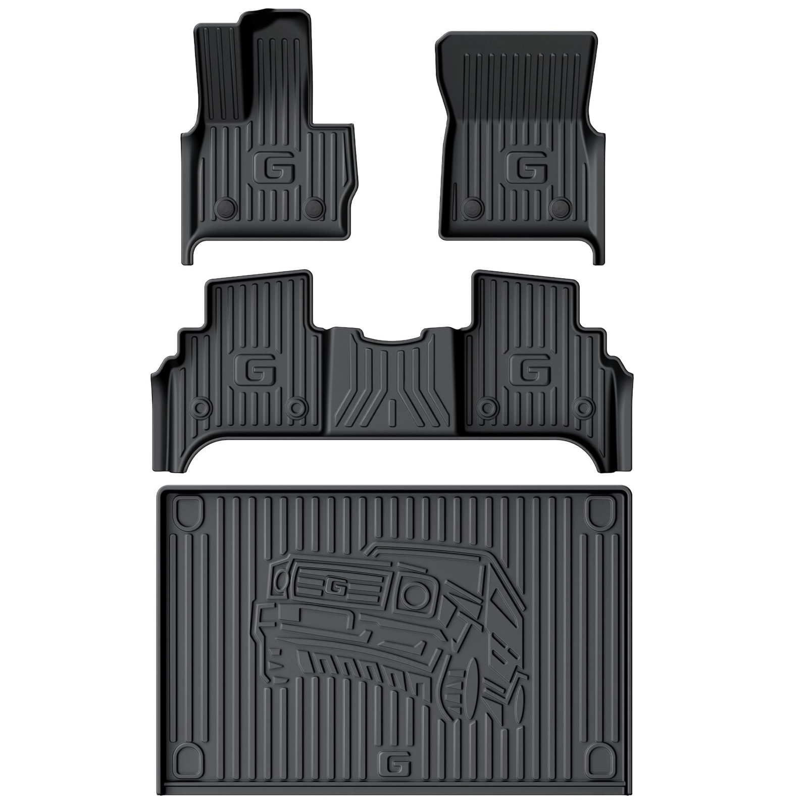 Floor Mats for 2019-2025 2026 Mercedes-Benz G Class/G550/G580/AMG G63 SUV Floor Mats for 2019-2025 2026 Mercedes-Benz G Class/G550/G580/AMG G63 SUV
