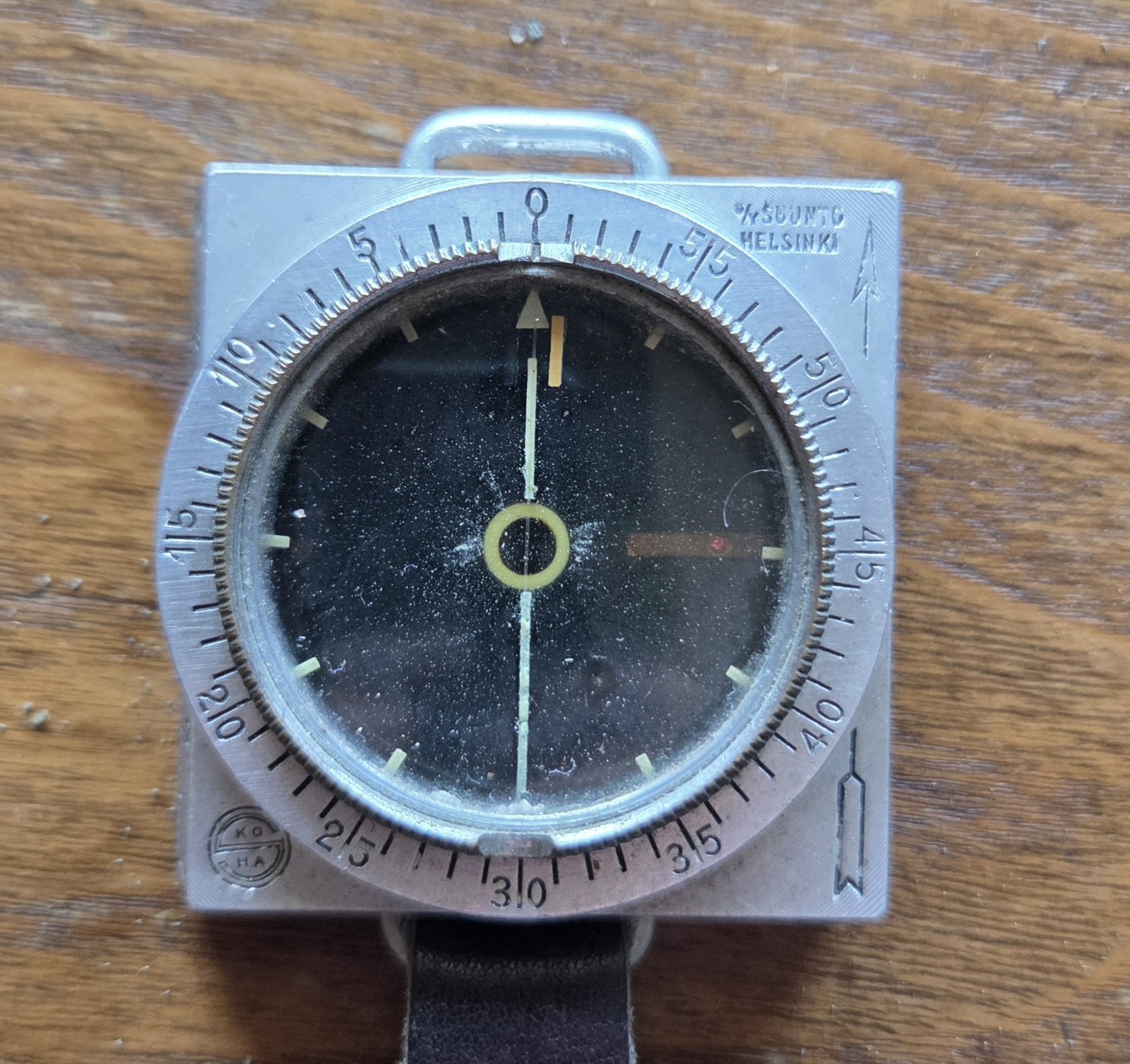 Finland WW2 Finnish Army M37 March Compass - Good Condition And Functional
