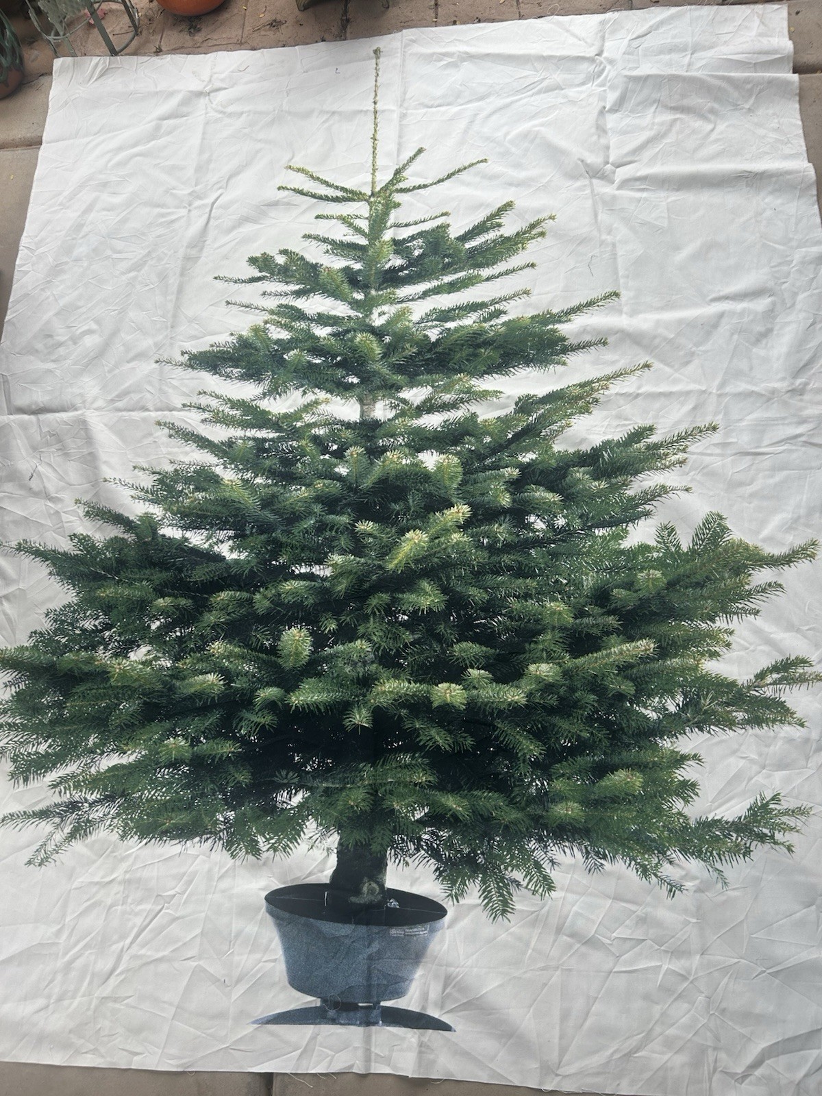 IKEA Sweden Lotta Feldt 2011 Christmas Tree Fabric Wall Hanging Retired 60 X 76