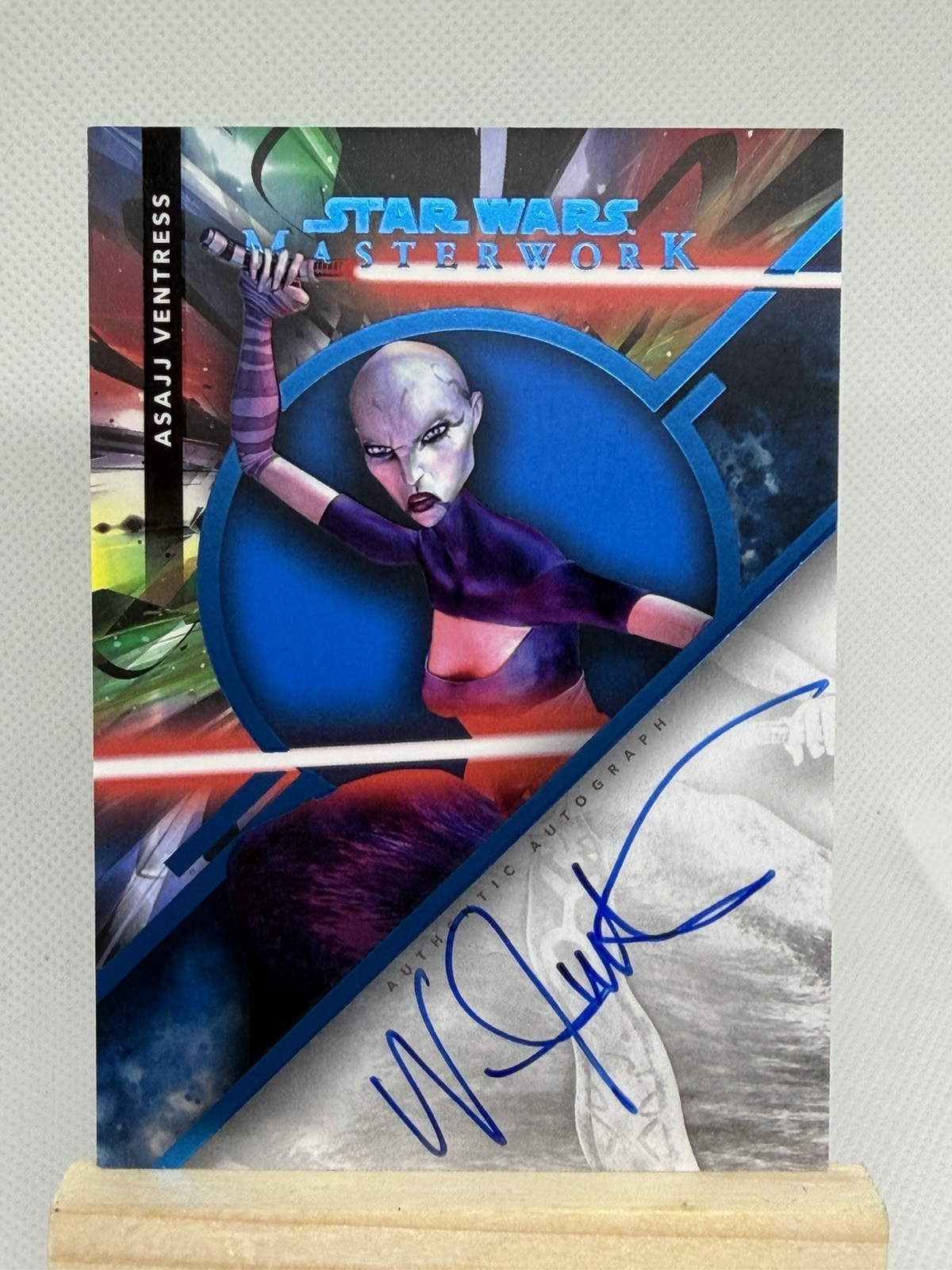Nika Futterman As Asajj Ventress - 2022 Topps Star Wars Masterwork /99