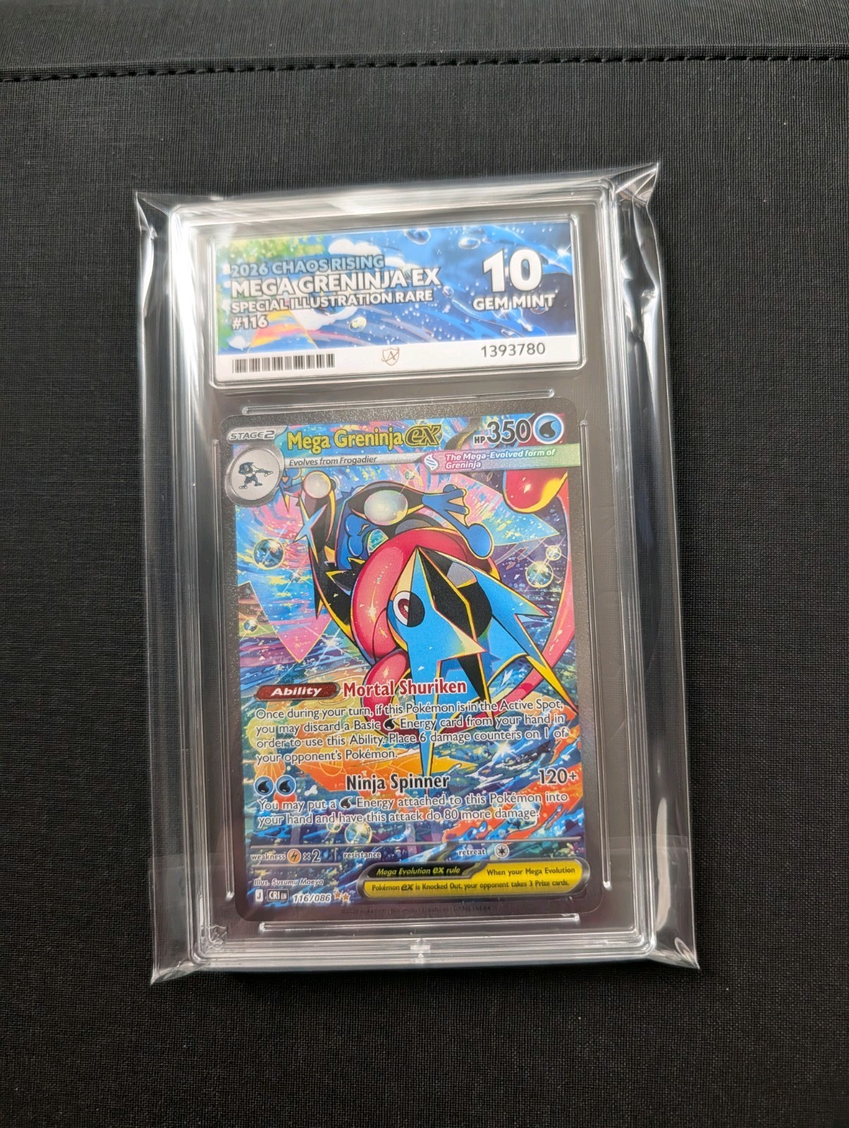 Mega Greninja EX 116/086 SIR - Ace 10 (Perfect Subs)