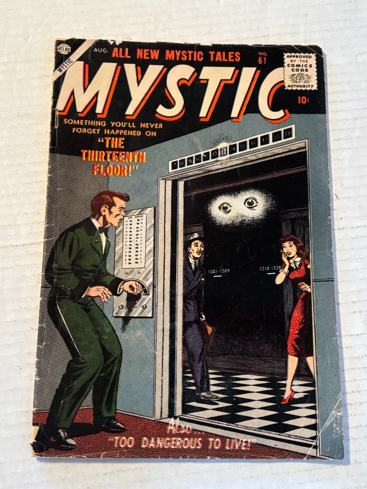 1957 Atlas Mystic #61 Comic Book /B818