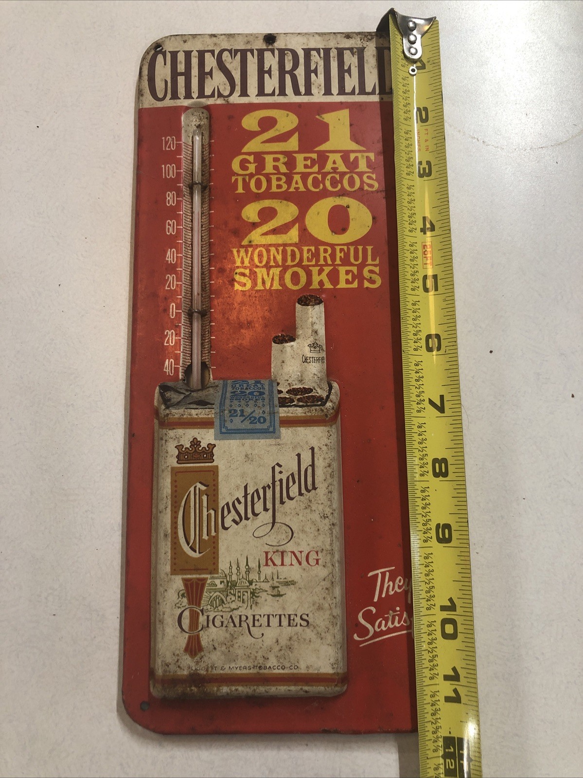 Chesterfield Cigarettes Tobacco Advertising 