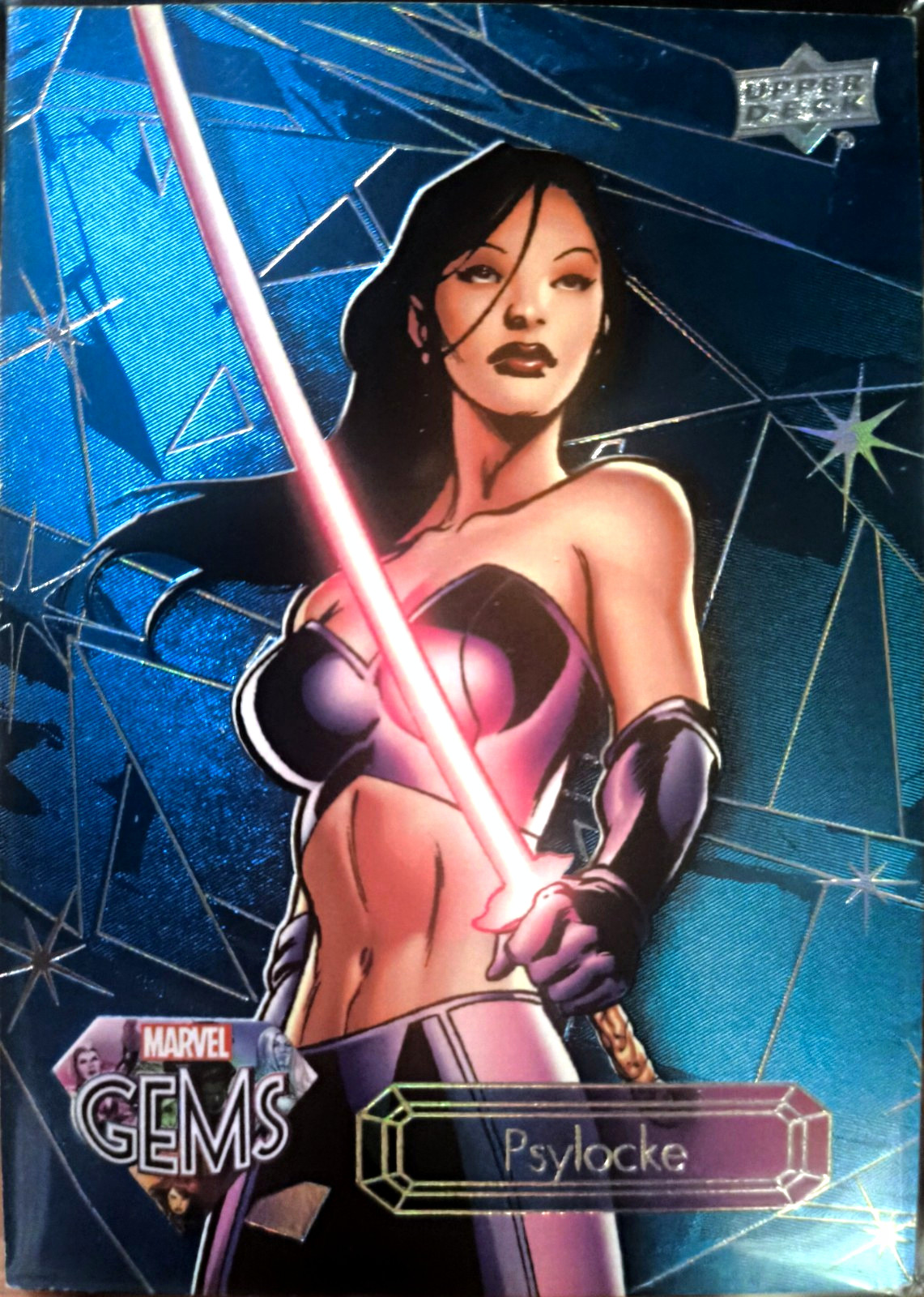 Upper Deck 2016 Marvel Gems Psylocke #18 Serial Numbered 12/25