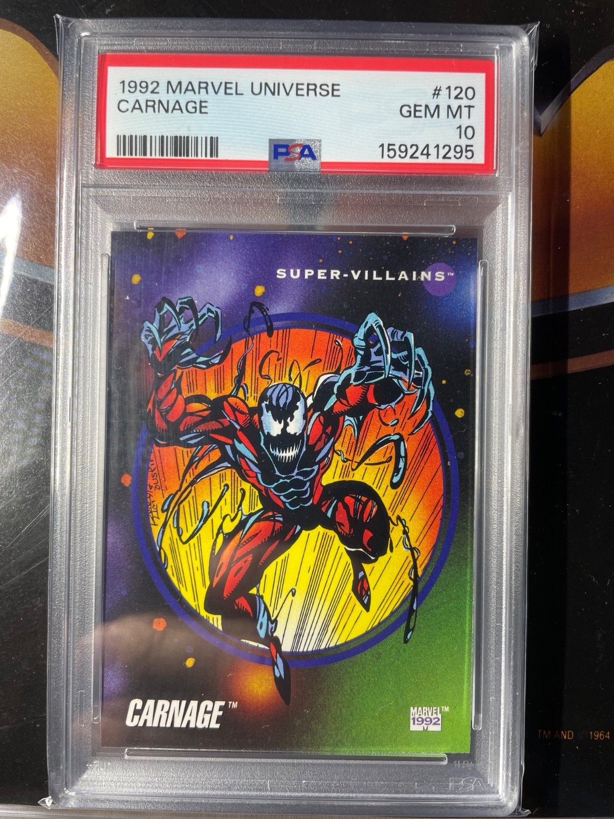 PSA 10 1992 Marvel Universe: #120 Carnage PSA 10 GEM MINT