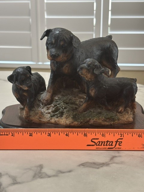 Female Rottweiler and two Pups