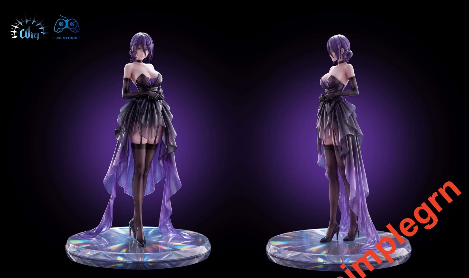 Cdkey＆PG Studio Chainsaw Man Reze 1/6 Scale Resin Statue H30cm New In Stock