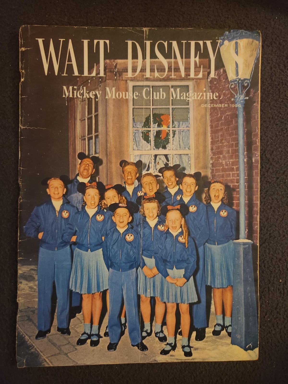 Walt Disney's Mickey Mouse Club Magazine December 1956 Very Nice