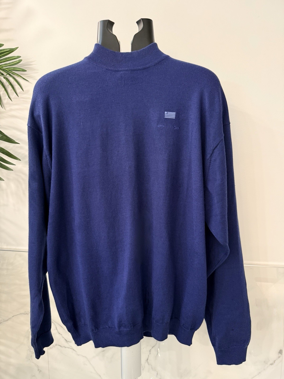 Vintage US Airways Pilot Flight Crew Knit Sweater Stan Herman L