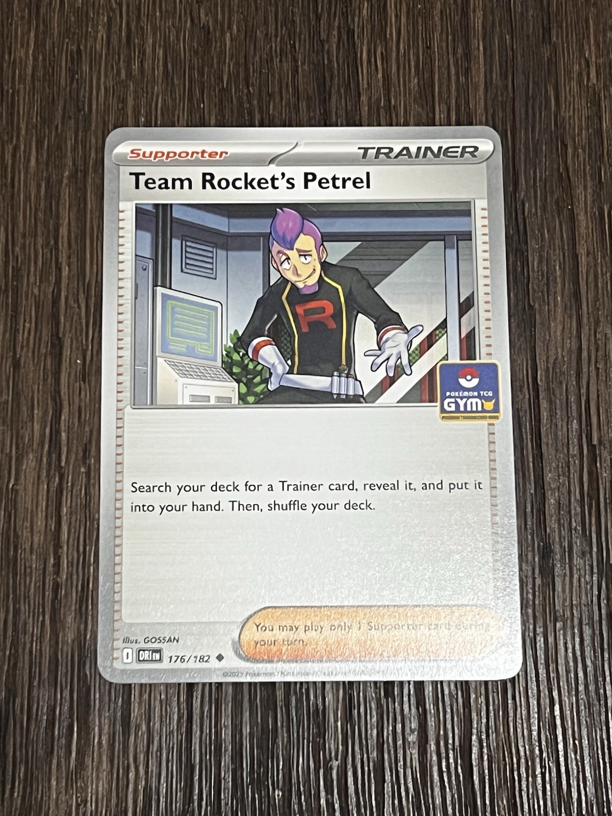 Team Rocket’s Petrel 176/182 Asia Exclusive GYM Promo Pokemon TCG