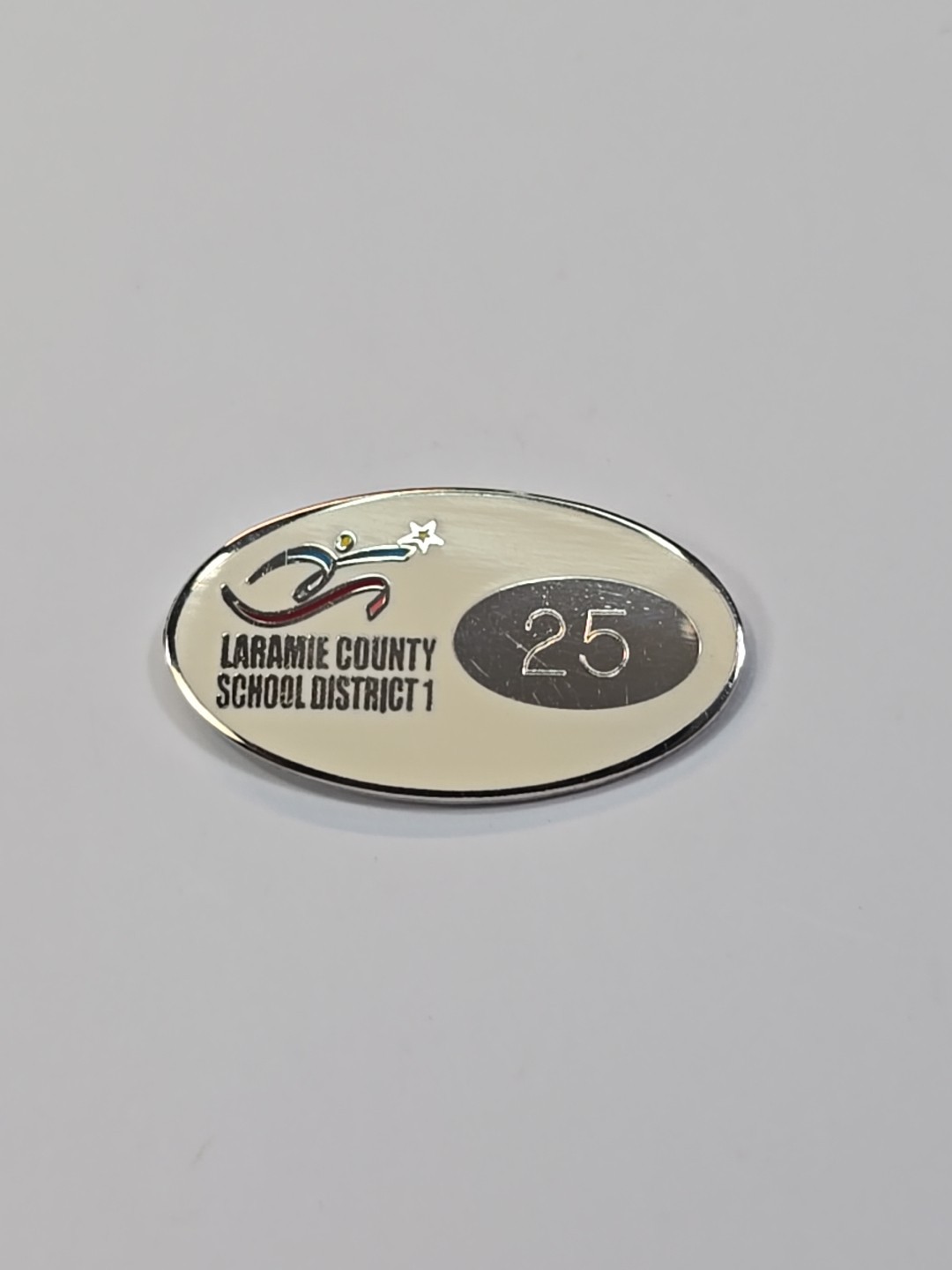 Laramie County School District 1 25 Year Employee Service Award Pin Wyoming