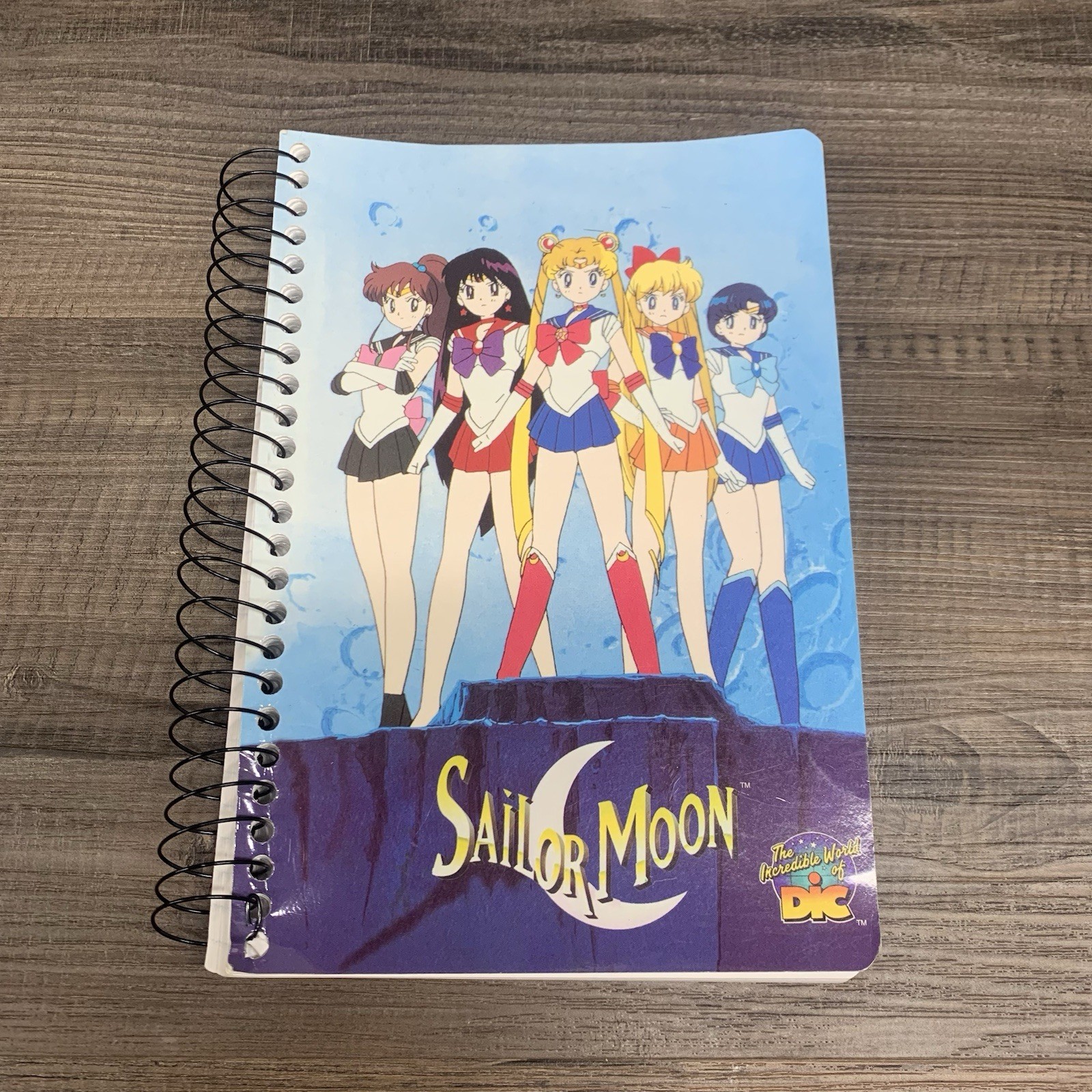Vintage 1998 Sailor Moon Spiral Notebook 8x5.5 Lined Pages Anime New READ