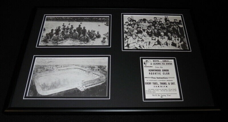 Kennywood Pittsburgh Natatorium Pool Aquatic Club Framed 12x18 Photo Display