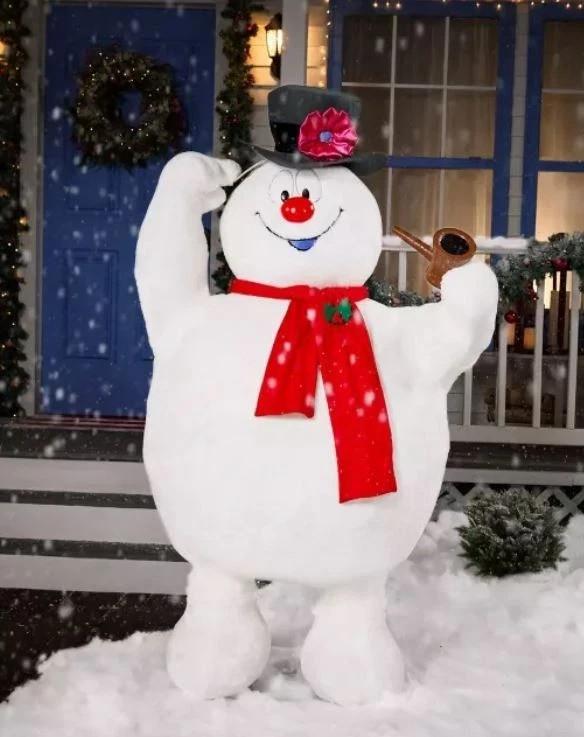 5.9 FT ANIMATED FROSTY THE SNOWMAN CHRISTMAS ANIMATRONIC 5.9 FT ANIMATED FROSTY THE SNOWMAN CHRISTMAS ANIMATRONIC