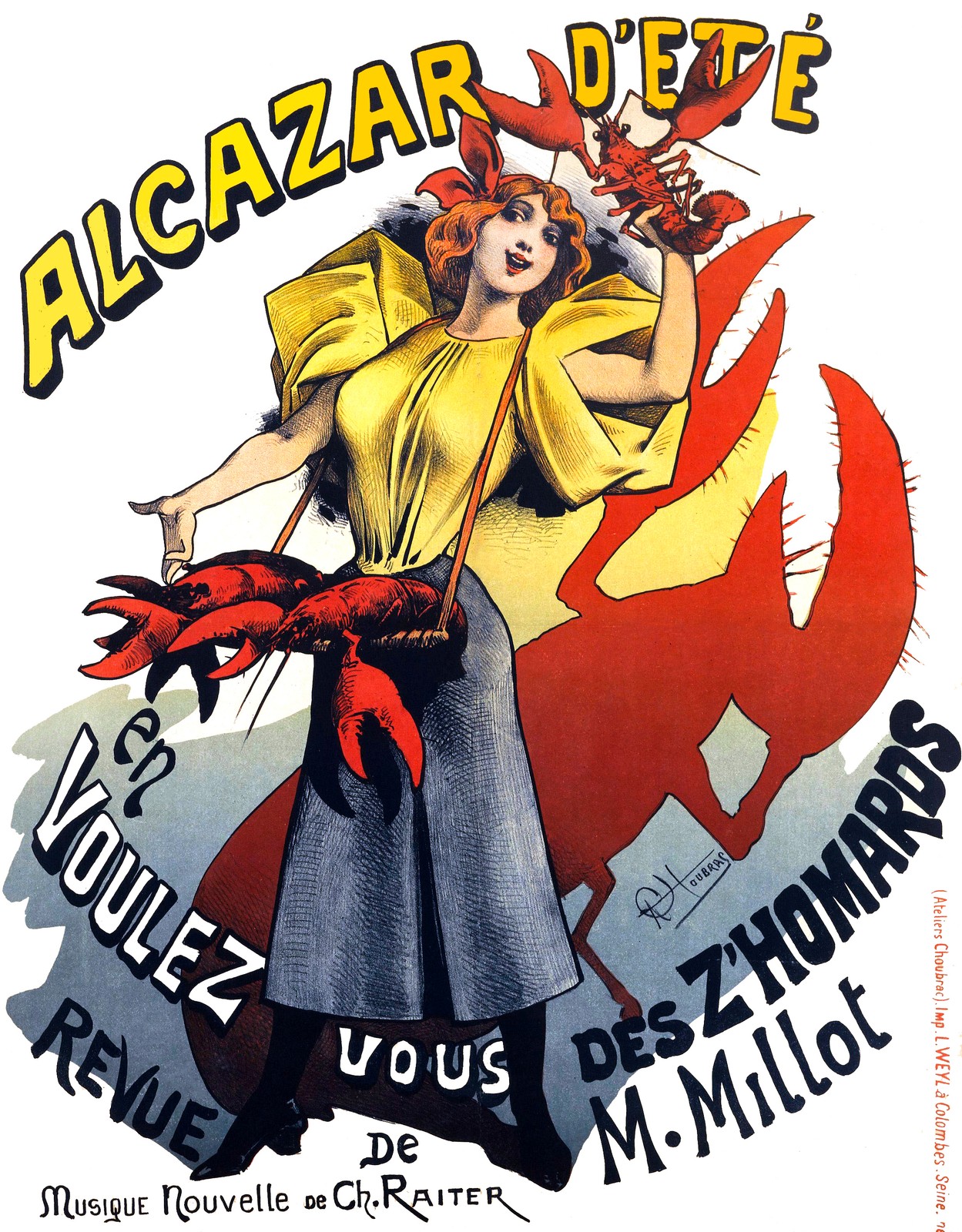 🚗 Vintage Auto Racing Poster c1930s - Alfred Choubrac - 24x36” 🚗