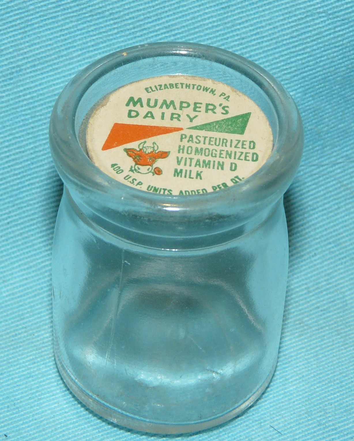 Vintage Mumper\'s Dairy,Elizabethtown, Pa. Mini Creamer