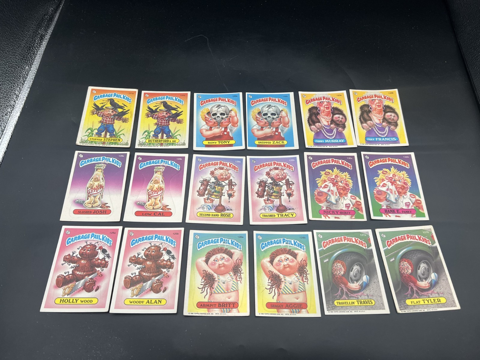 1986 Garbage Pail Kids Original Series 3 & 4 – Complete Sets Bundle – 166 Cards