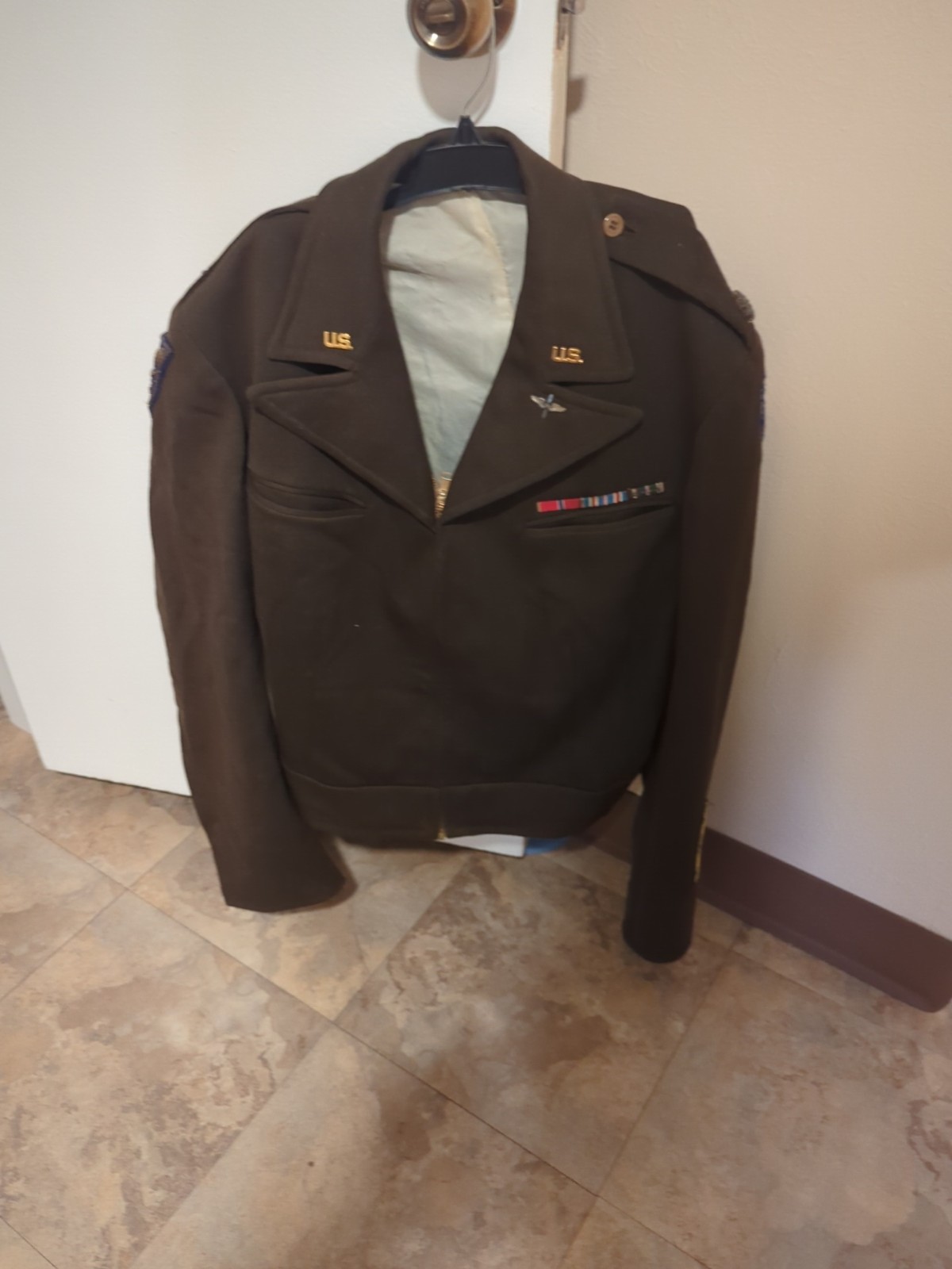 US Army Ike Jacket WW2  Officer US Army Air Force