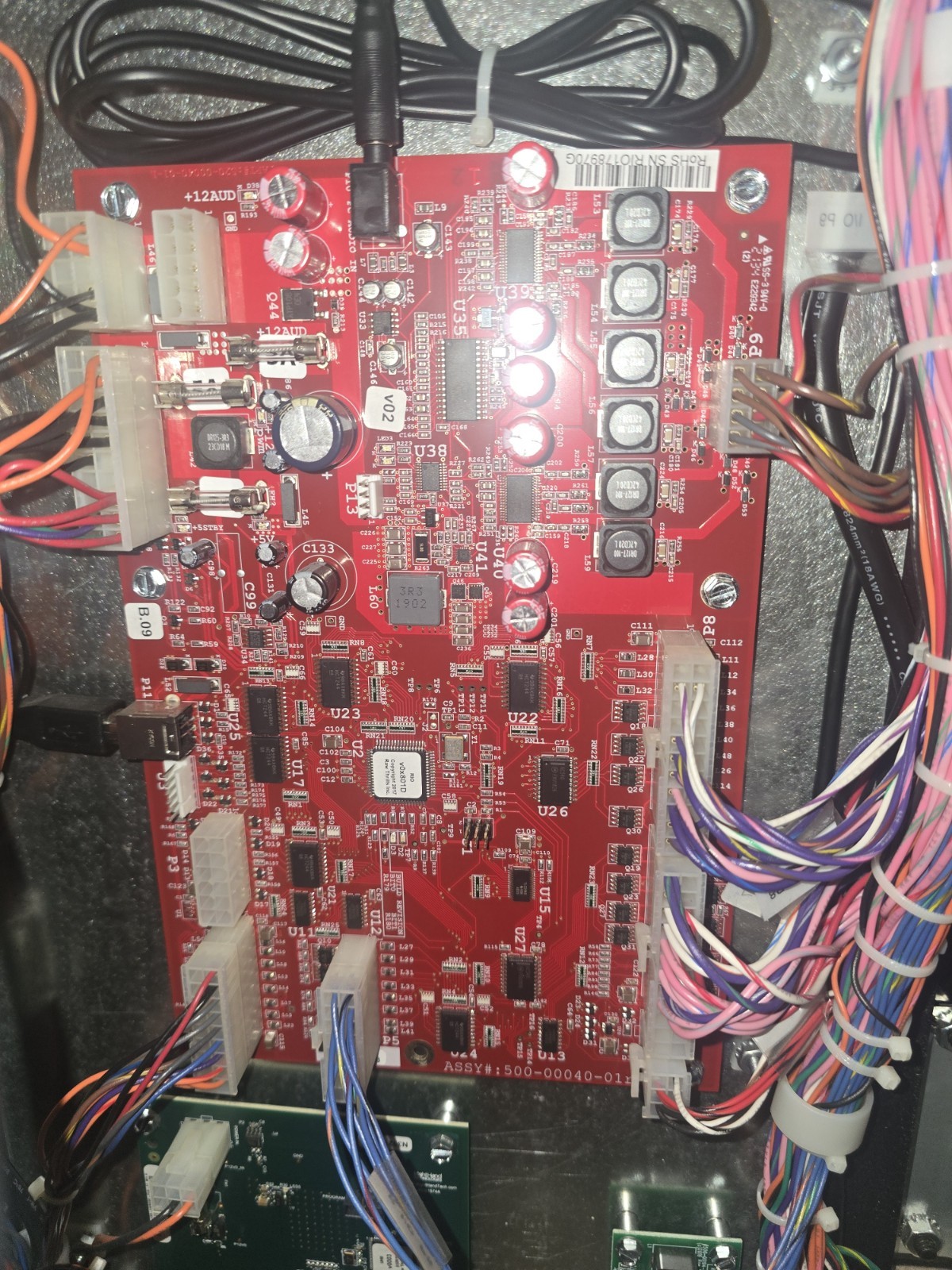 RAW THRILLS RIO Board. Tested And Working 500-00040-01