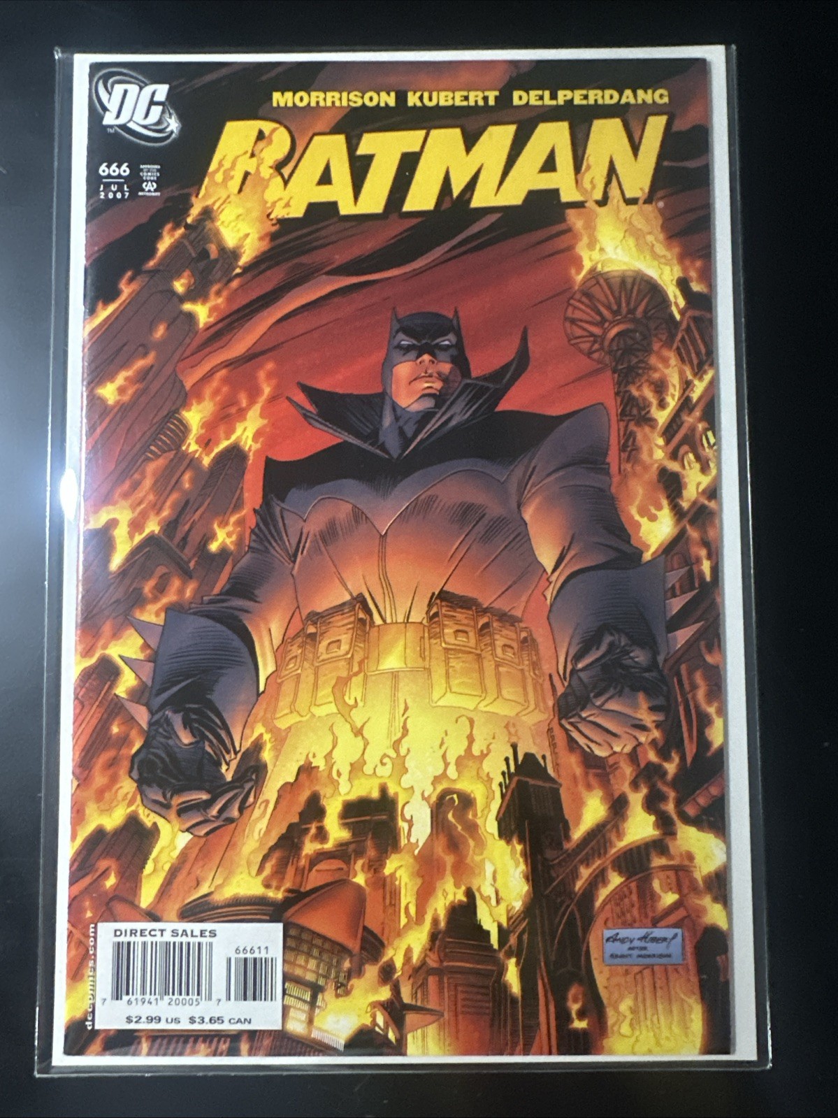Batman #666 | DC Comics 2007 | 1st Damian Wayne as Batman Andy Kubert (8.0)