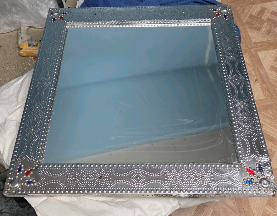 Vintage Ikea Grimo Mirror 27 3/4 in x 27 3/4 in x 3/4 in