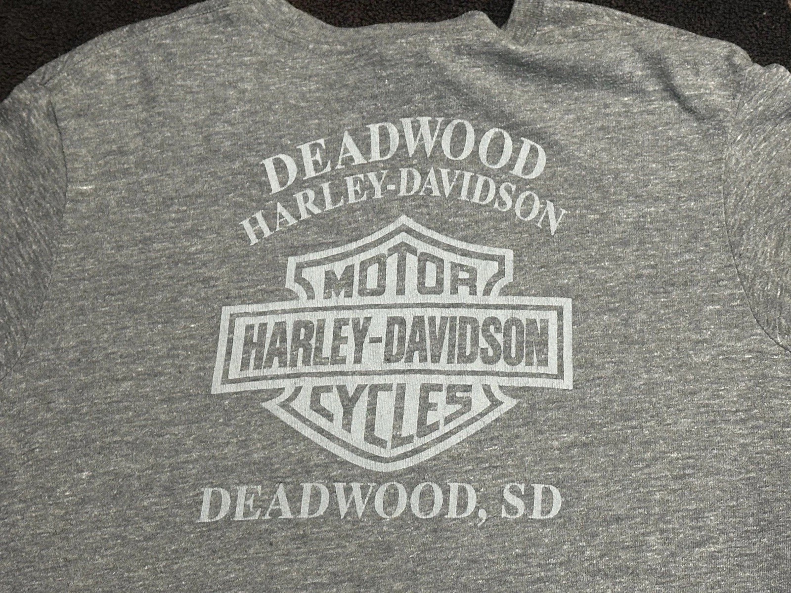 Vintage Harley Davidson Large T-Shirt Deadwood, South Dakota