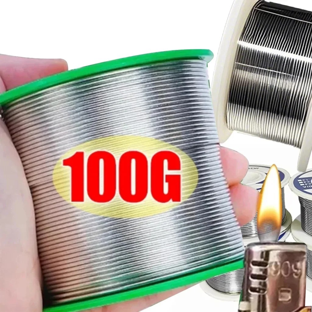 1pc Rosin Core Solder Wire 0.8mm/1.0mm 20g–50g-100g No-Clean Flux 2.0% - NEW