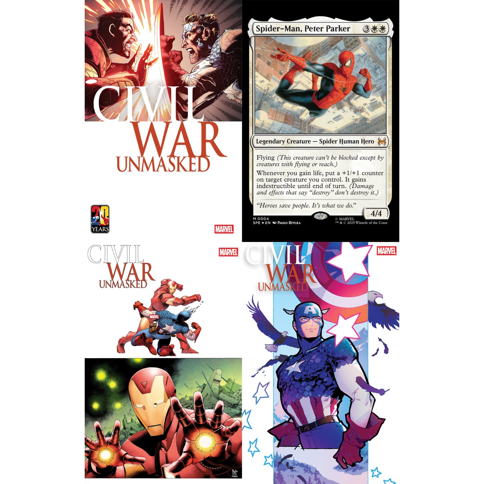 Civil War: Unmasked (2026) #1 2 3 4 5 Marvel Comics COVER SELECT