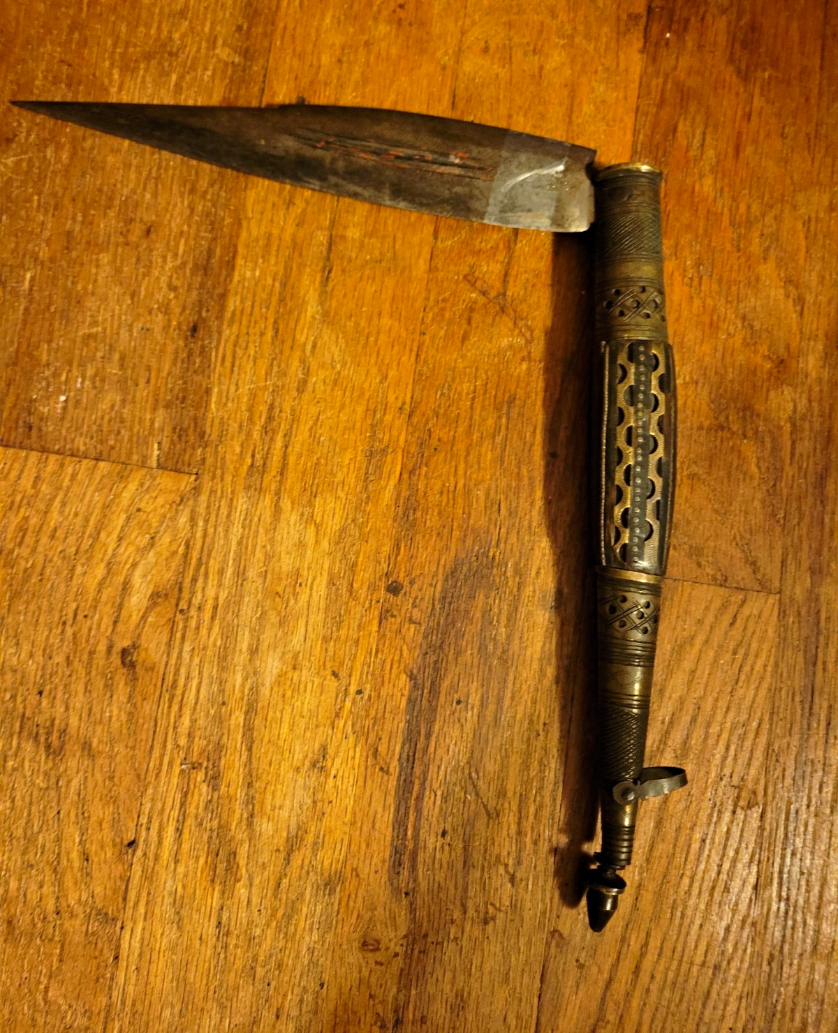 Antique 18th C Spanish  Colonial Navaja 13 inch pocketknife USA Sale 