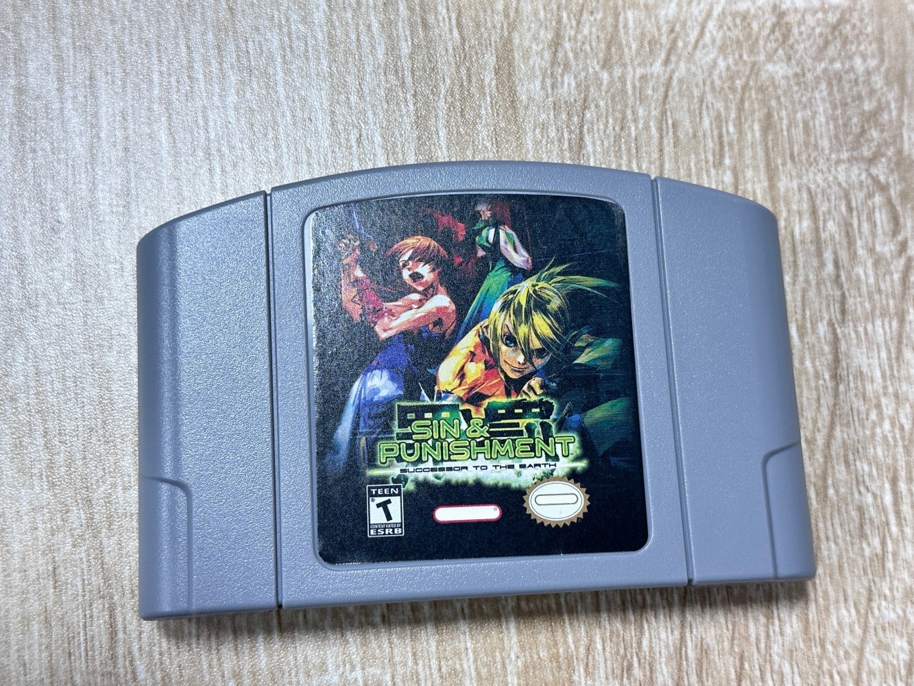 Sin and Punishment Successor of the Earth for N64 Game Cartridge Retro Game