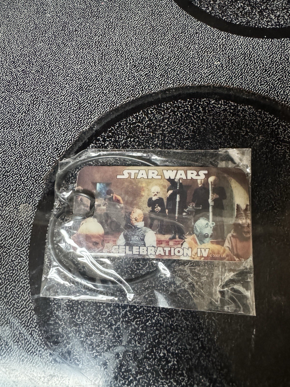 official 2007 Star Wars Celebration IV Luggage Tag Mos Eisley Cantina Sealed New