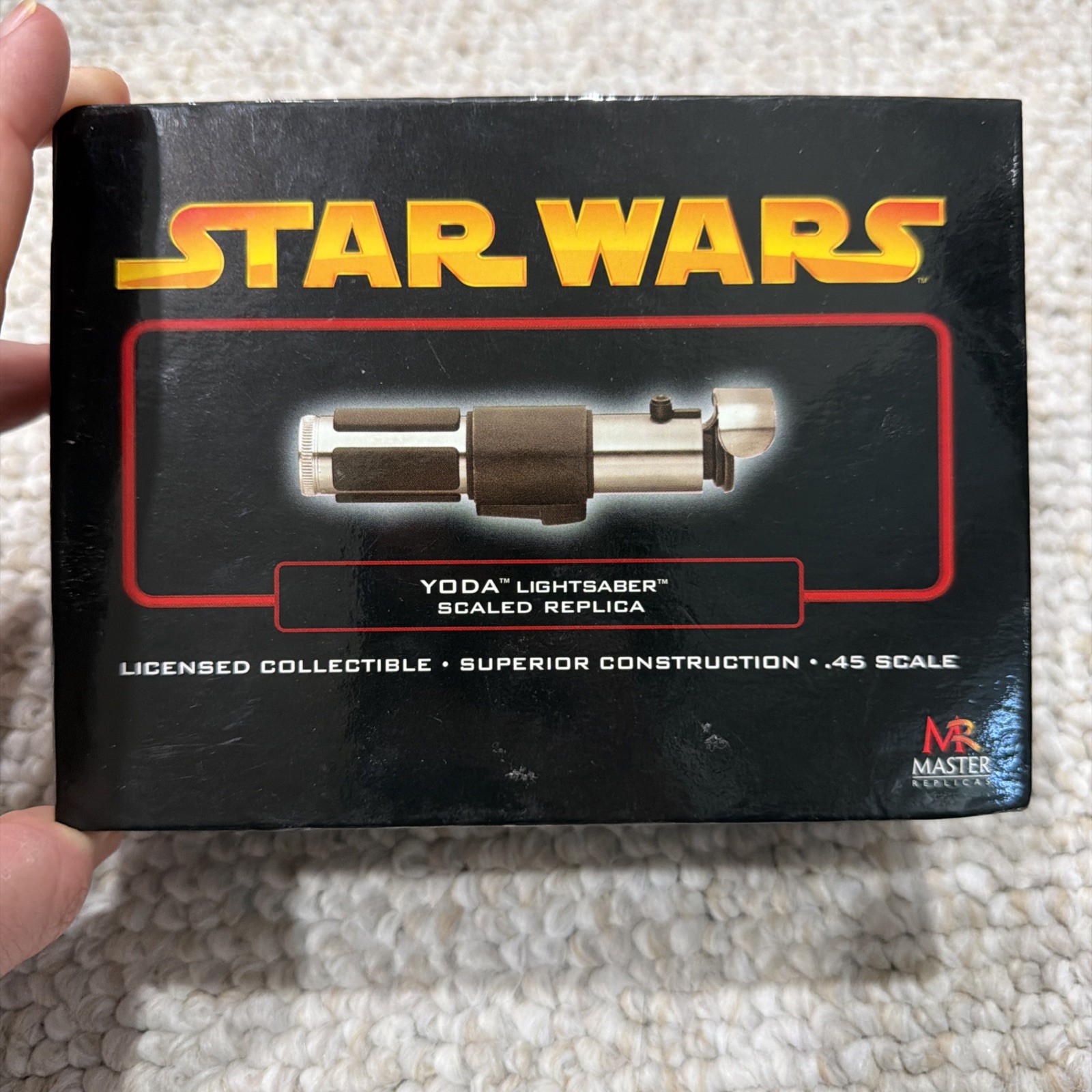 FREE SHIP Yoda Star Wars Master Replicas 45 Scale Lightsaber SW-317
