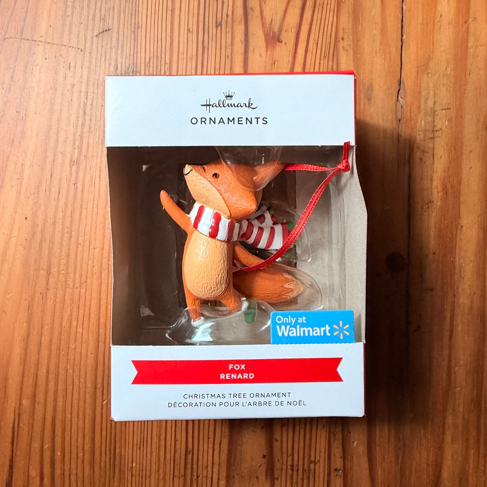 Hallmark Fox Christmas Tree Ornament Walmart Exclusive New