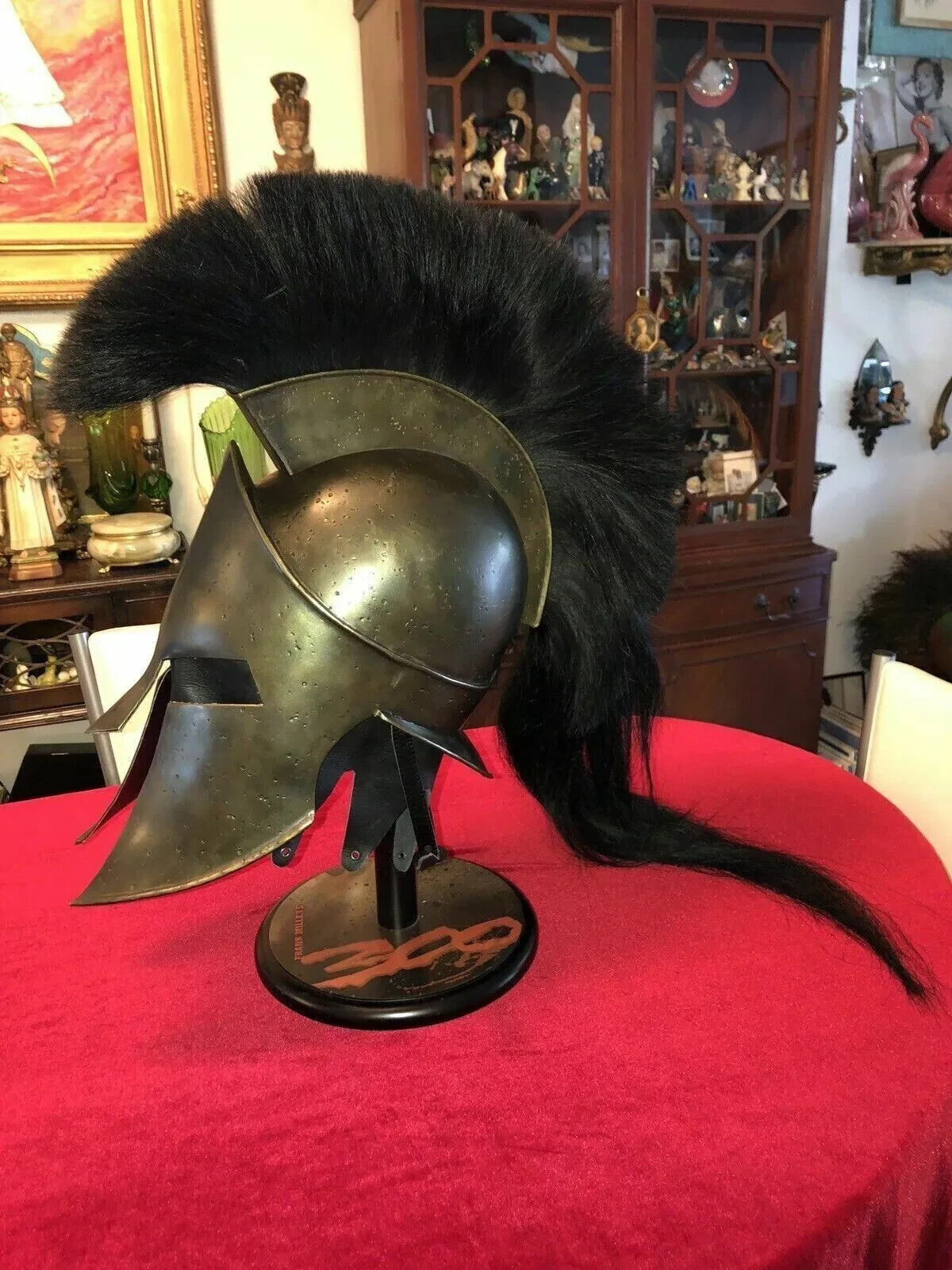 Authentic Movie Frank Miller “300” King Leonidas Spartan Helmets Ancient replica