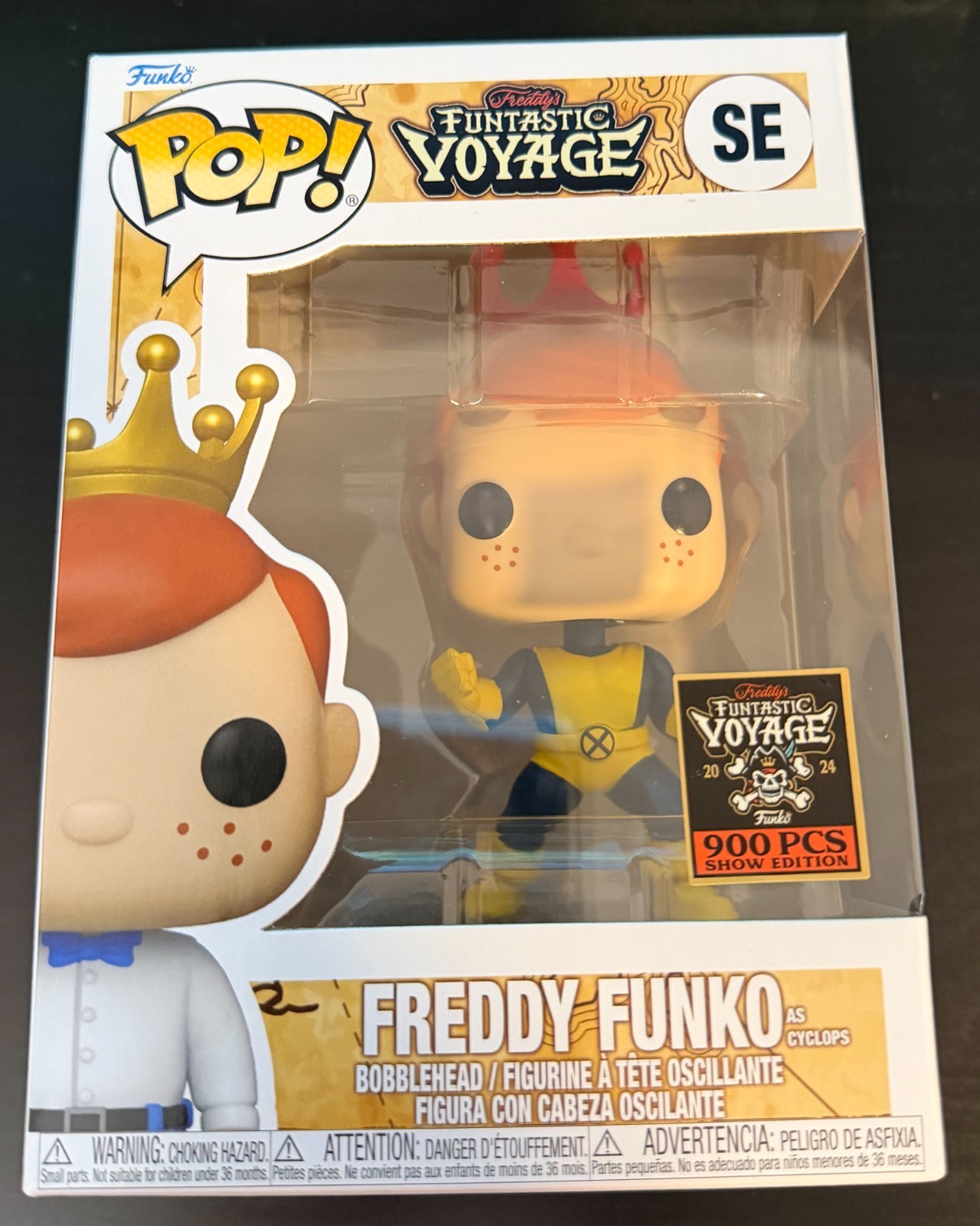 SDCC 2024 Funko Fundays Funtastic Voyage #SE Freddy Funko as Cyclops LE900