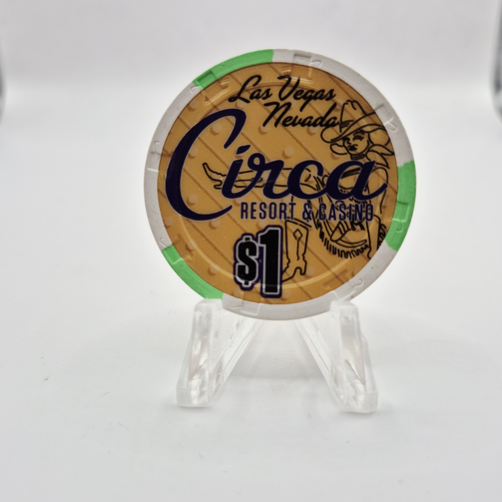 Circa Hotel Casino Las Vegas Nevada 2020 $1 Casino Chip D3113