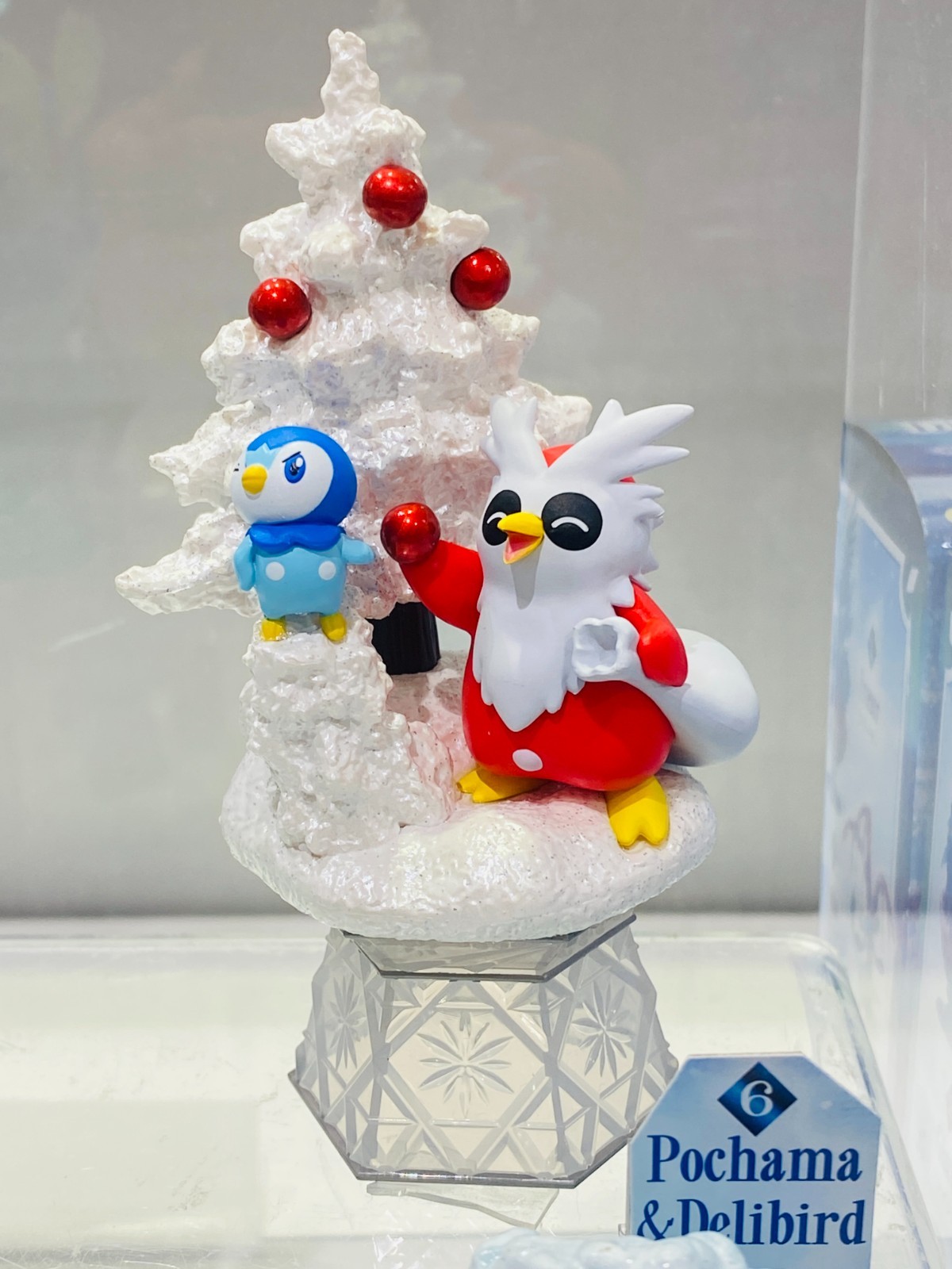 Re-ment Pokemon Diamond Dust /6. Piplup & Delibird / Pokémon figure toy New
