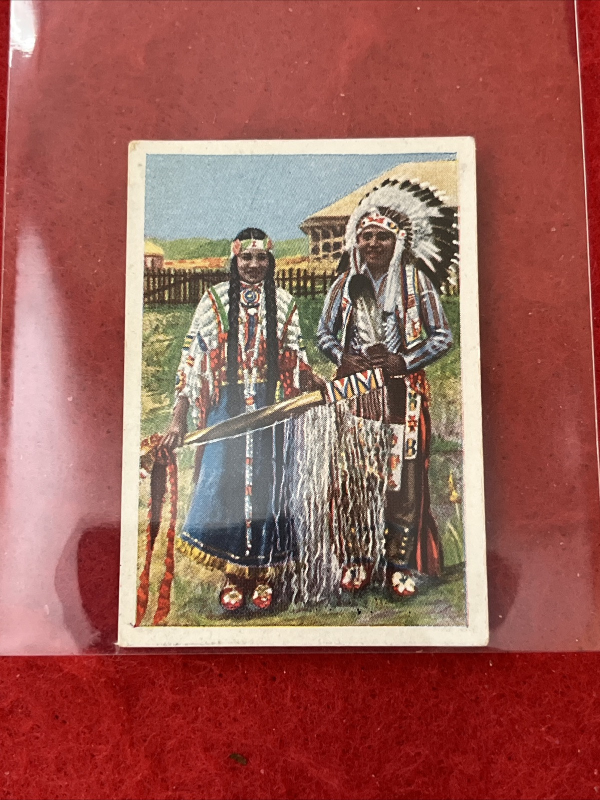 1927-32 Salem “The World In Pictures” RED SKINNED YOUTH Tobacco Card #3   G-VG