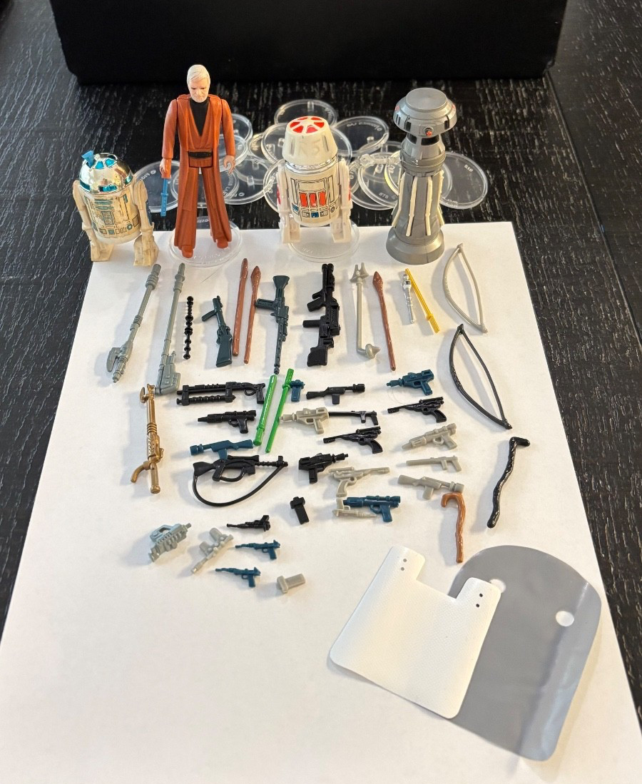 star wars figurines lot vintage