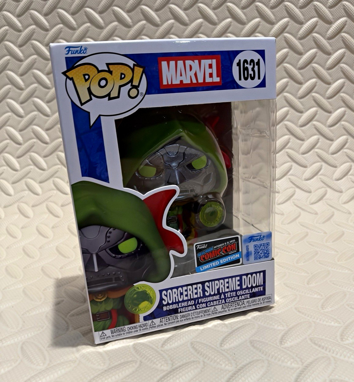 Funko Pop Vinyl Marvel Doctor Doom Sorcerer Supreme #1631 NYCC Exclusive