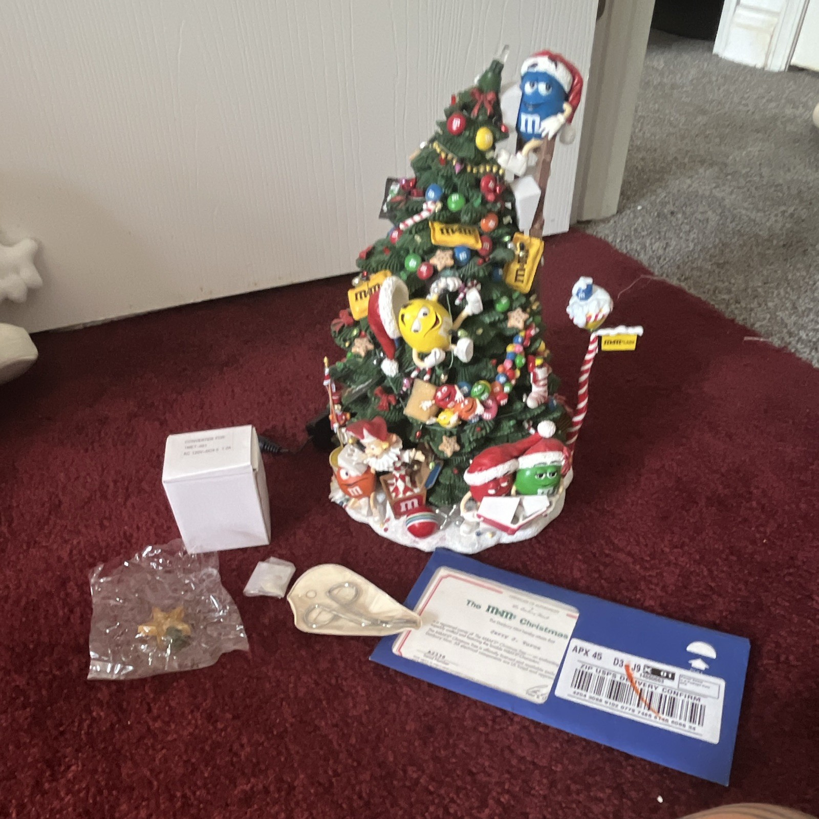 Danbury mint M&M’s Christmas tree