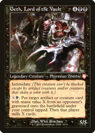 MTG - Geth, Lord of the Vault - Retro - The Brothers' War - Magic the Gathering