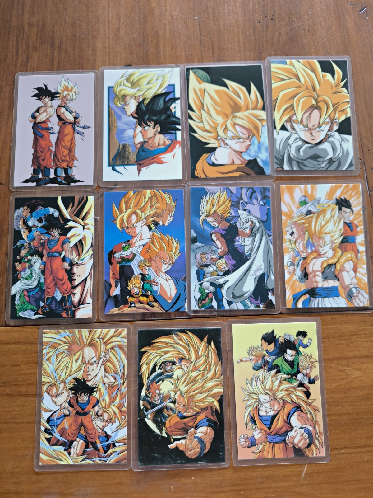 Vintage Dragon Ball Z Japanese Card Lot (11 Cards) Son Goku Movic/Toei